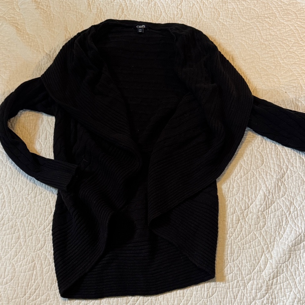 Cozy Black Oversized Cardigan